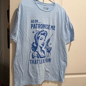 Light Blue Graphic Tee